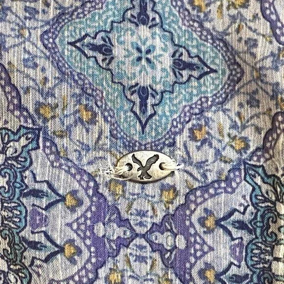 Vintage American Eagle Outfitters Cami Top Womens M Y2K Festival Boho Chic 2000s - Picture 4 of 9